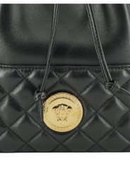 Shoulder Bags Elegant Black Leather Medusa Bucket Shoulder Bag 1.580,00 € 8056204626517 | Planet-Deluxe