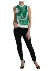 Tops & T-Shirts Silk Banana Leaf Print Tank Top 1.930,00 € 8056305879423 | Planet-Deluxe
