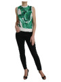 Tops & T-Shirts Silk Banana Leaf Print Tank Top 1.930,00 € 8056305879423 | Planet-Deluxe