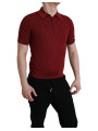 T-Shirts Elegant Silk Maroon Polo T-Shirt 2.220,00 € 8057155865130 | Planet-Deluxe