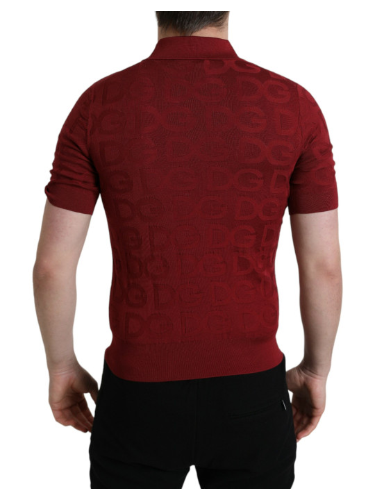 T-Shirts Elegant Silk Maroon Polo T-Shirt 2.220,00 € 8057155865130 | Planet-Deluxe