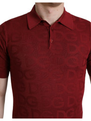 T-Shirts Elegant Silk Maroon Polo T-Shirt 2.220,00 € 8057155865130 | Planet-Deluxe