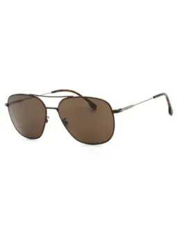 Hugo Boss Herren-Sonnenbrille Braun UV3 Schutz Metall