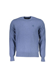 Sweaters Eco-Chic Crew Neck Sweater in Blue 230,00 € 8300825685003 | Planet-Deluxe