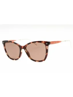 Tommy Hilfiger Damen Cat-Eye Sonnenbrille Braun