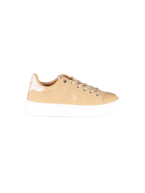 Sneakers Chic Beige Lace-Up Sneakers with Contrast Detail 200,00 € 8055197396148 | Planet-Deluxe