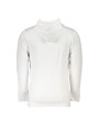 Sweaters Sleek White Designer Hoodie with Zip Detail 220,00 € 8059915207846 | Planet-Deluxe