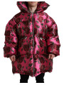 Jackets Elegant Rose Print Quilted Jacket 7.650,00 € 8052145902642 | Planet-Deluxe