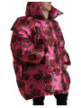 Jackets Elegant Rose Print Quilted Jacket 7.650,00 € 8052145902642 | Planet-Deluxe