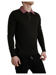 Sweaters Elegant Wool Pullover Sweater in Brown 1.950,00 € 8057155315031 | Planet-Deluxe