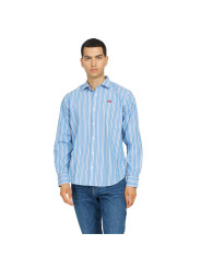 Shirts Elegant Striped Cotton Poplin Shirt 270,00 € 7613431467453 | Planet-Deluxe