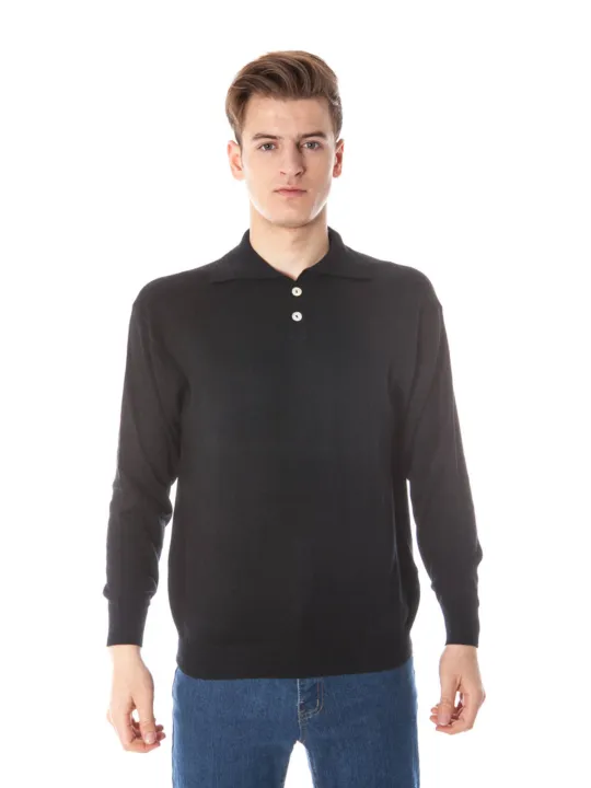 "YUKO Startseite im Sale | YUKO SCHWARZER PULLOVER FÜR HERREN online kaufen"|Planet-Deluxe
