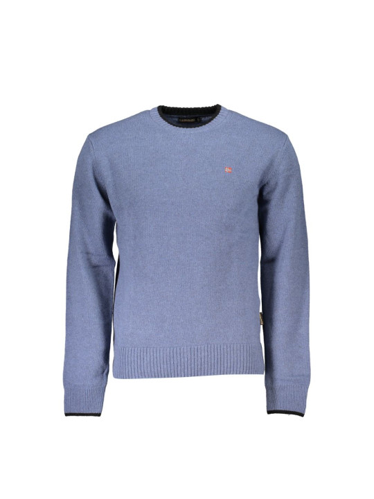 Sweaters Blue Crew Neck Embroidered Sweater 320,00 € 196249807217 | Planet-Deluxe