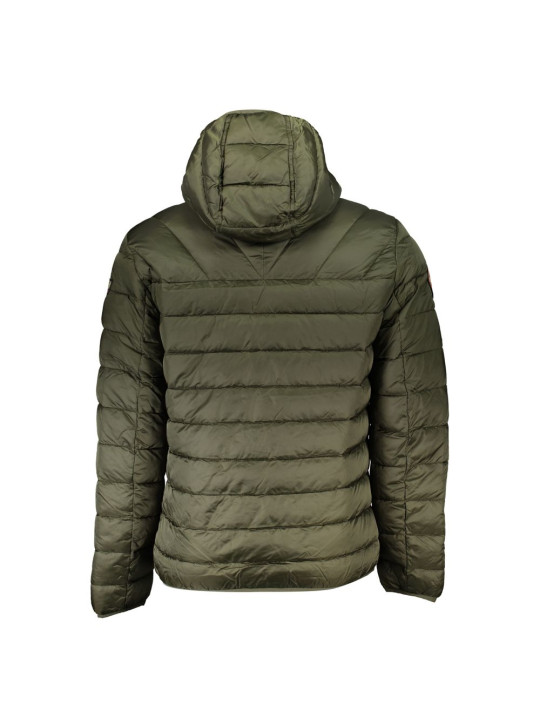 Jackets Elegant Green Hooded Jacket for Men 530,00 € 196248833927 | Planet-Deluxe