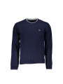 Sweaters Sleek Blue Crew Neck Embroidered Sweater 320,00 € 196249807132 | Planet-Deluxe