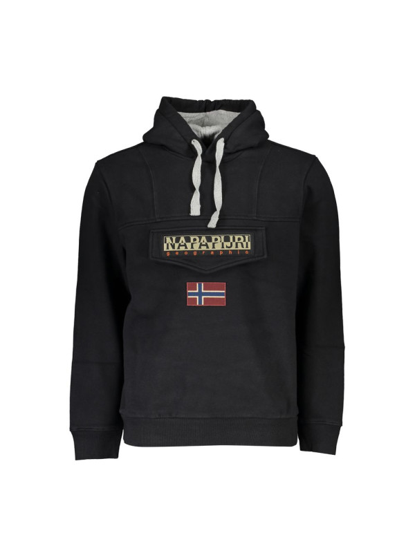 Sweaters Elegant Fleece Hooded Sweatshirt with Embroidery 250,00 € 196249364383 | Planet-Deluxe