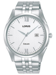 Silberne Lorus Herren Armbanduhr Grau