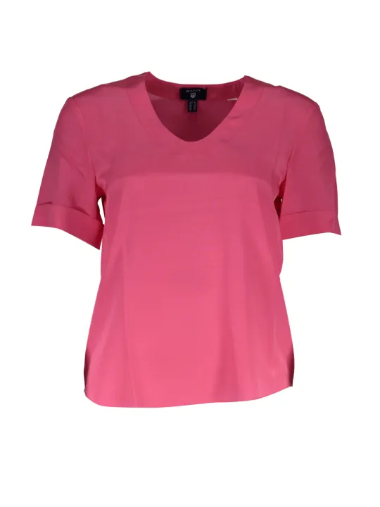 "GANT T-Shirts im Sale | GANT DAMEN-KURZARM-T-SHIRT ROSA online kaufen"|Planet-Deluxe