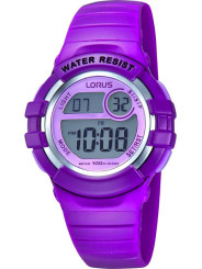Violette Lorus Digitaluhr für Damen