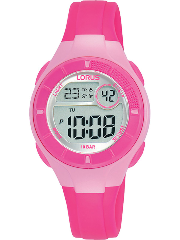 Elegante Lorus Rosa Herrenuhr mit Lederarmband Elegante Lorus Rosa Herrenuhr mit Lederarmband