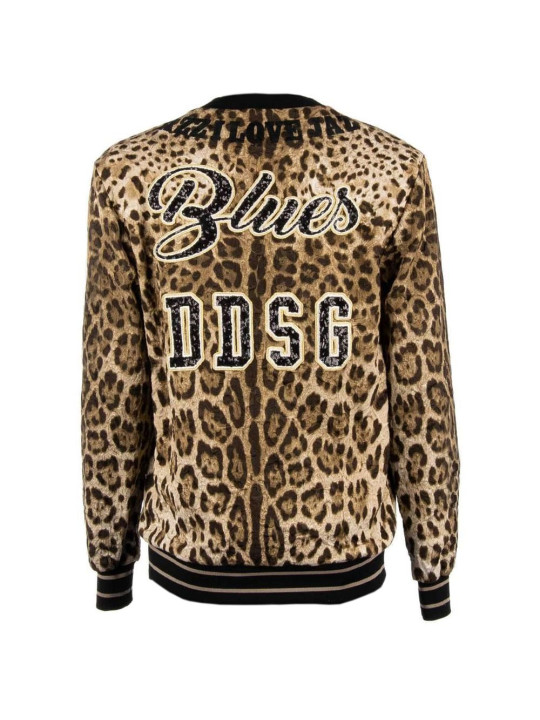Sweaters Embellished Leopard Print Sweatshirt 3.390,00 € 8057001248452 | Planet-Deluxe