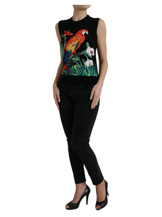 Tops & T-Shirts Elegant Jungle Print Crew Neck Tank Top 2.490,00 € 8057155131006 | Planet-Deluxe