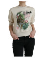 Sweaters Elegant Jungle Print Crewneck Sweater 1.760,00 € 8054802837021 | Planet-Deluxe