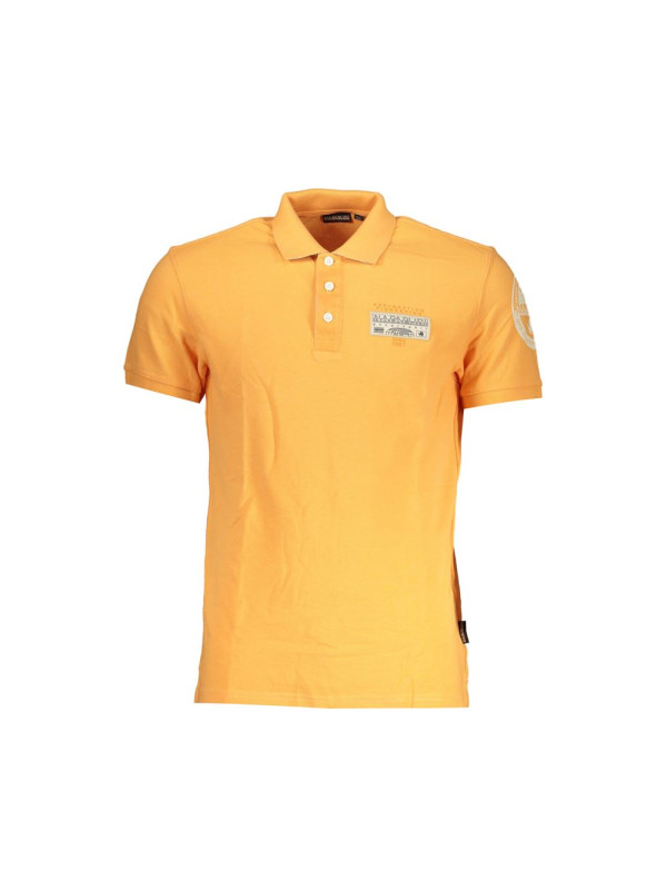 Polo Shirt Sleek Orange Polo with Contrast Details 230,00 € 196012782079 | Planet-Deluxe