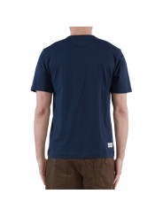 T-Shirts Sleek Blue Printed Jersey Tee 130,00 € 7613431439269 | Planet-Deluxe