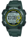 Grüne digitale Lorus Herrenuhr