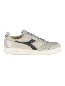 "Diadora Graue Swarovski Sneaker – Eleganz trifft Komfort"