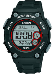 Schwarze digitale Lorus Outdoor-Uhr