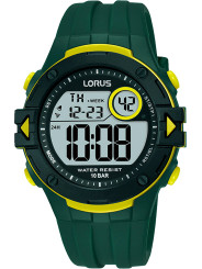 Grüne digitale Lorus Sportuhr