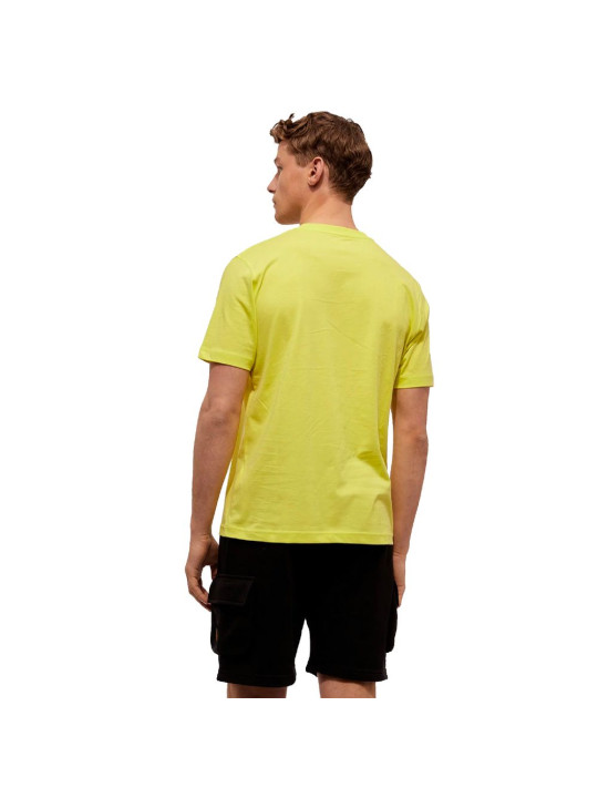 T-Shirts Embossed Logo Cotton T-Shirt in Yellow 140,00 € 8056308917504 | Planet-Deluxe