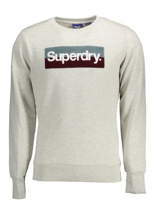 "Superdry Startseite im Sale | SUPERDRY SWEATSHIRT OHNE REISSVERSCHLUSS HERREN GRAU online kaufen"|Planet-Deluxe