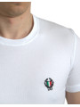 T-Shirts Elegant White Logo Crest Tee 650,00 € 8050249426446 | Planet-Deluxe