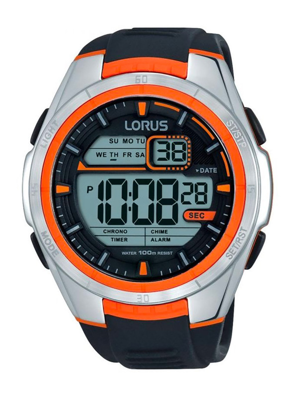 Schwarze Lorus Digital Sportuhr Schwarze Lorus Digital Sportuhr