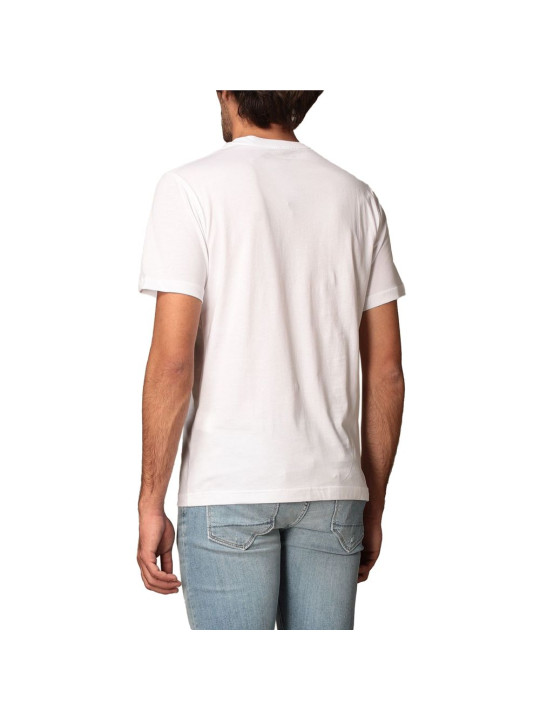T-Shirts Crisp White Cotton Tee with Logo Print 80,00 € 8056308972749 | Planet-Deluxe