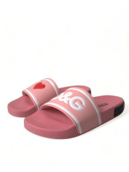 Flat Shoes Chic Pink Calf Leather Slide Flats 690,00 € 8053286857778 | Planet-Deluxe