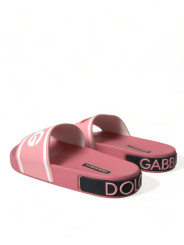 Flat Shoes Chic Pink Calf Leather Slide Flats 690,00 € 8053286857778 | Planet-Deluxe