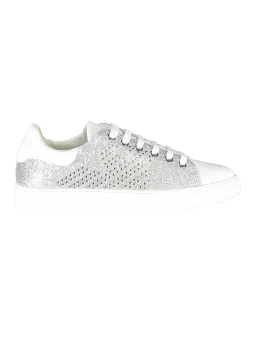 "Emporio Armani Sporty Silver Sneaker – Stil & Komfort"