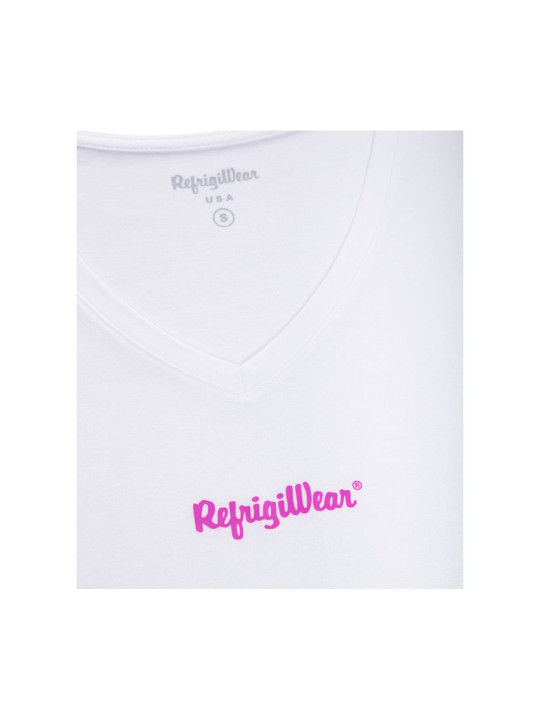 Tops & T-Shirts Elegant V-Neck Logo Tee in Pristine White 80,00 € 8056308782539 | Planet-Deluxe