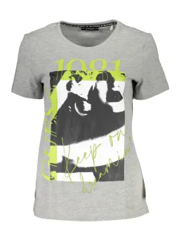 "Beatles Tribute Tee – Graues GUESS Shirt mit Stil"