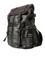 Backpacks Elegant Canvas Leather Rucksack 1.510,00 € 8050442549119 | Planet-Deluxe