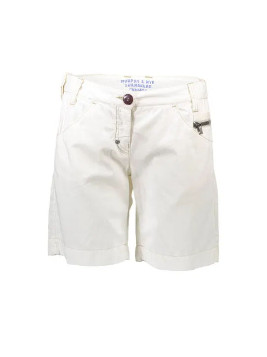 "MURPHY&NYE Startseite im Sale | MURPHY &amp NYE WEISSE BERMUDA-HOSE FÜR DAMEN online kaufen"|Planet-Deluxe
