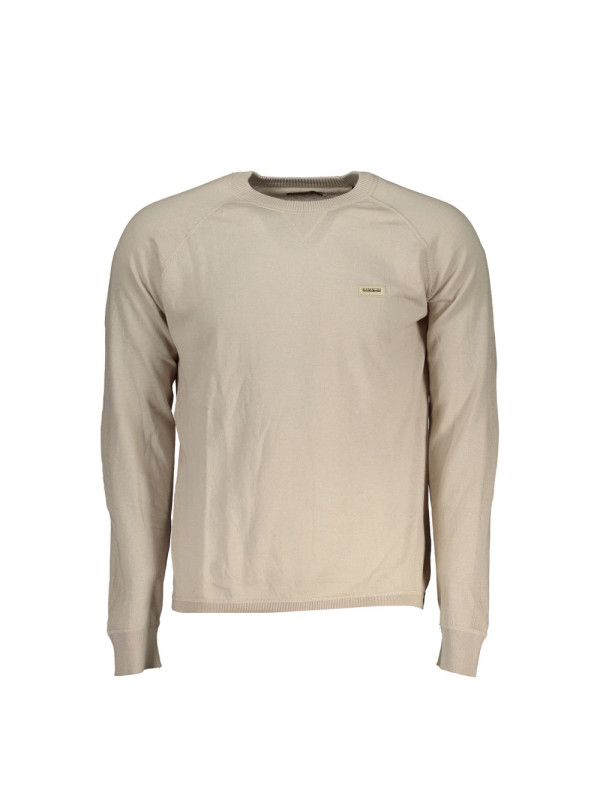 Sweaters Chic Beige Long Sleeve Crew Neck Sweater 250,00 € 196011789956 | Planet-Deluxe