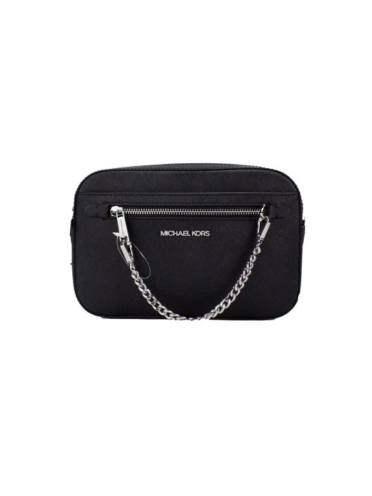 Crossbody Bags Jet Set East West Large Black Leather Zip Chain Crossbody Bag 350,00 € 0194900513019 | Planet-Deluxe