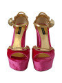 Sandals Velvet Crystal-Embellished Heeled Sandals 3.010,00 € 8054802662623 | Planet-Deluxe