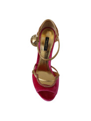 Sandals Velvet Crystal-Embellished Heeled Sandals 3.010,00 € 8054802662623 | Planet-Deluxe