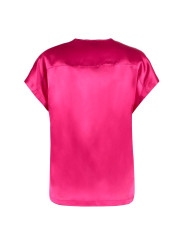 Tops & T-Shirts Elegant Fuchsia Silk Blend Blouse 390,00 € 8057769022127 | Planet-Deluxe